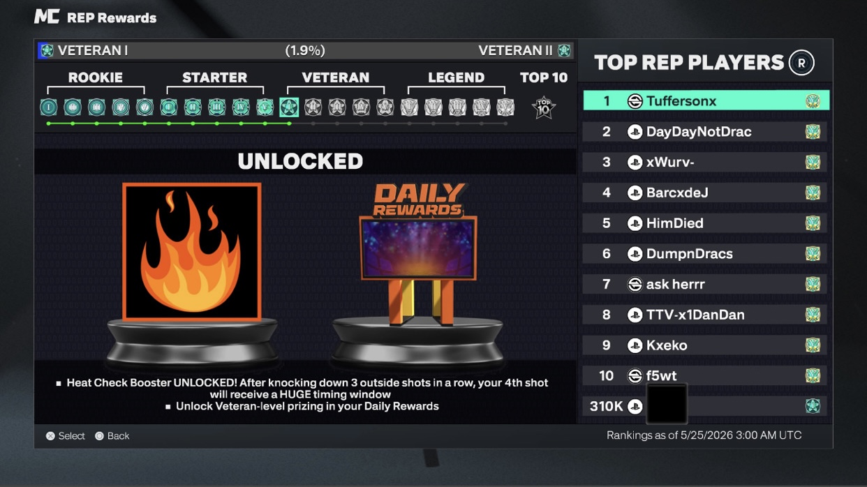 Veteran 1 on PS5