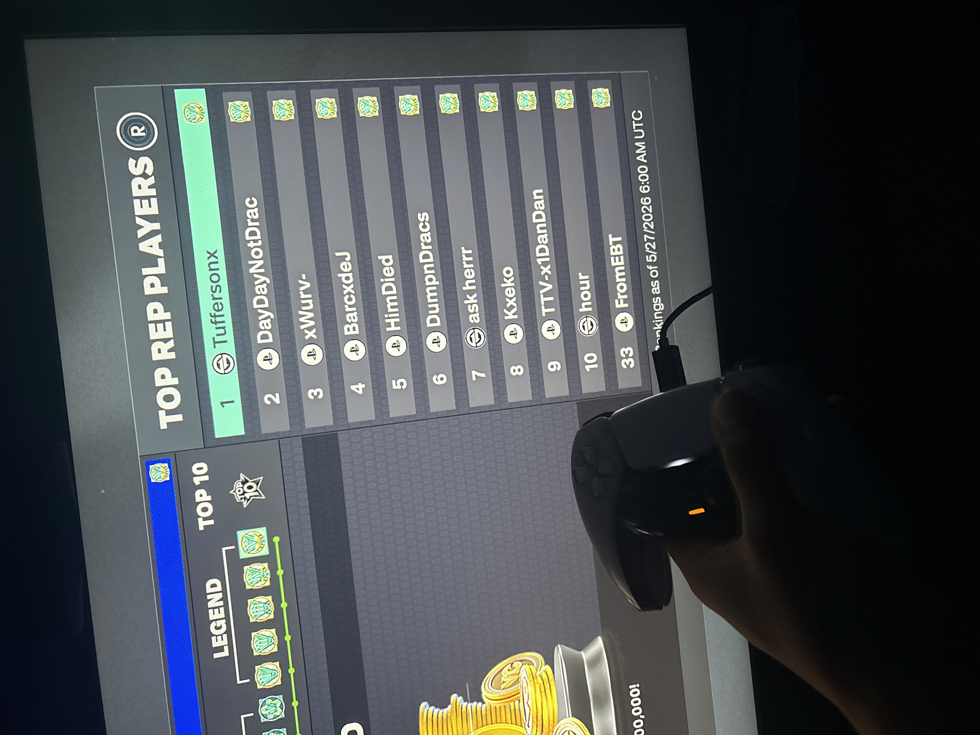 Legend 5 on Playstation 5