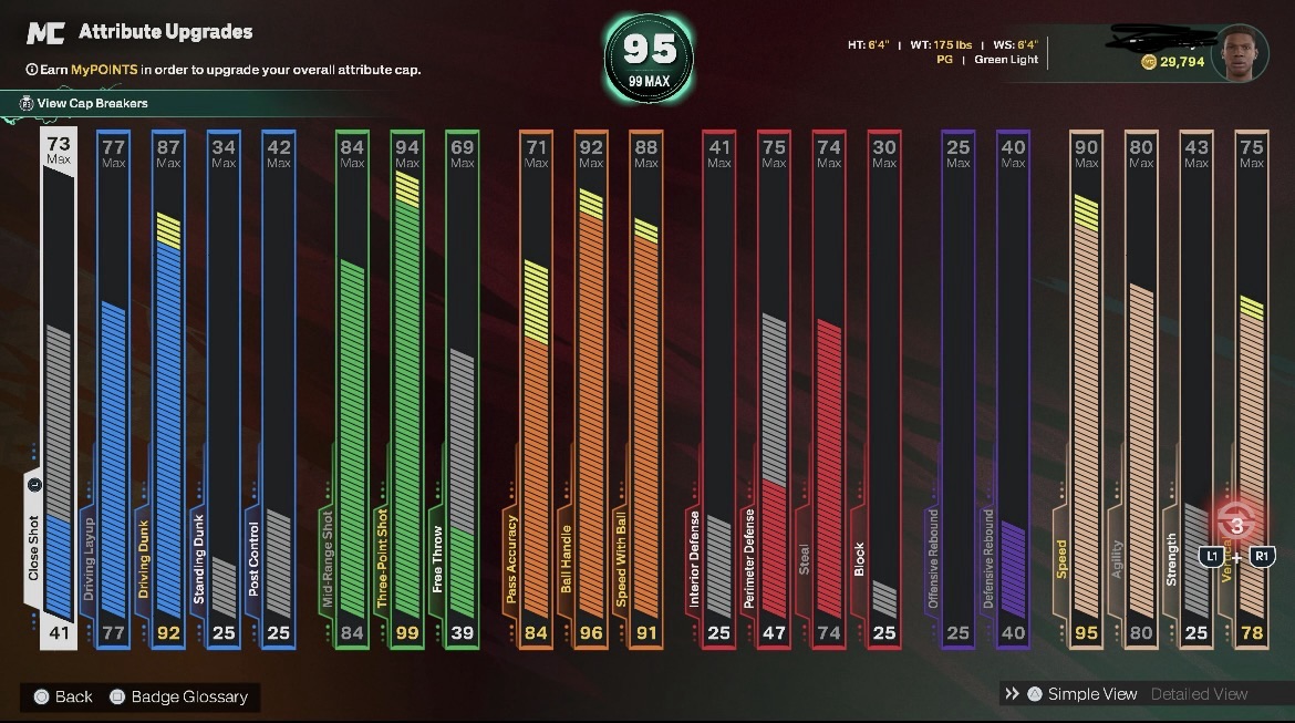 legend 2 94.4% to legend 3 on PS5